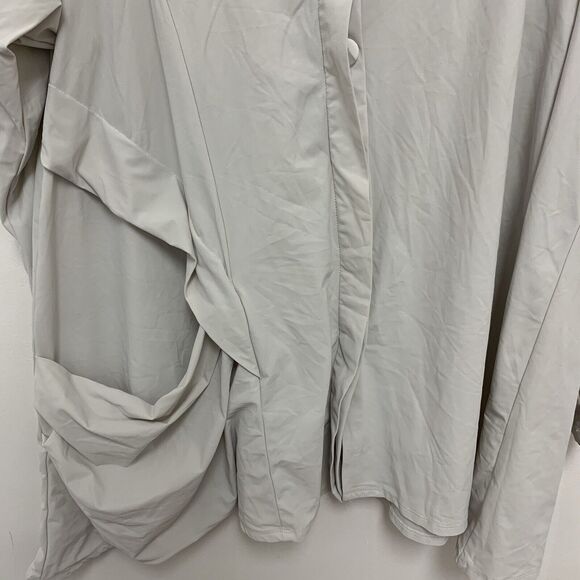 EDW Everyday Wear by Spirithouse Off White Tunic Jacket Button Size Large - Picture 2 of 5
